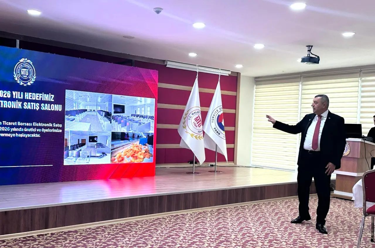 Malatya Ticaret Borsası Başkanı Ramazan Özcan basın toplantısı