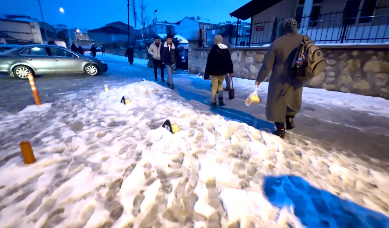 Malatya kar yağışı öğrenciler ve veliler