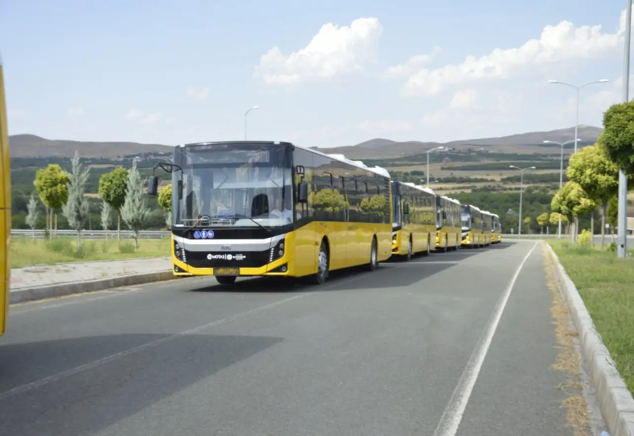 malatya motaş otobüsleri sarı