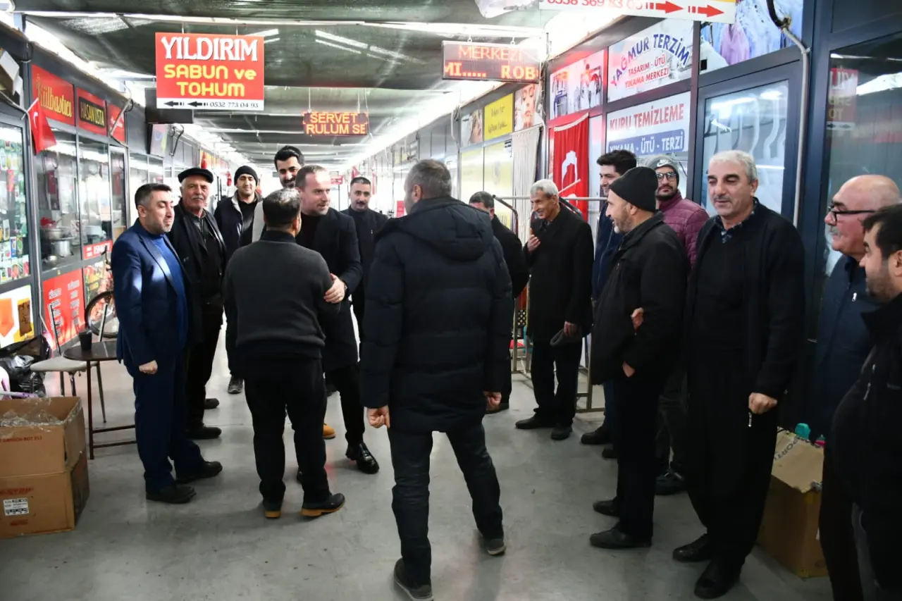 Salih Karademir Ankara Çarşısı esnaf ziyareti
