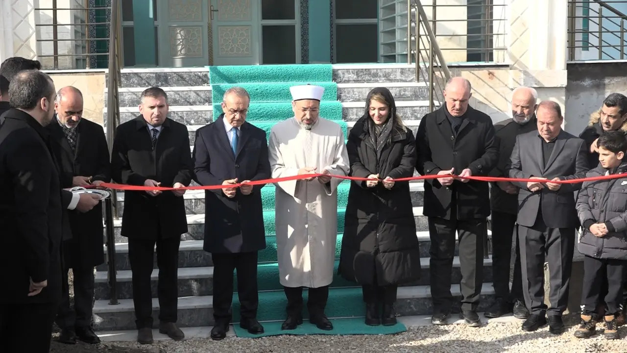 Kubbetü’s Sahra Camisi açılış töreni kurdele kesimi