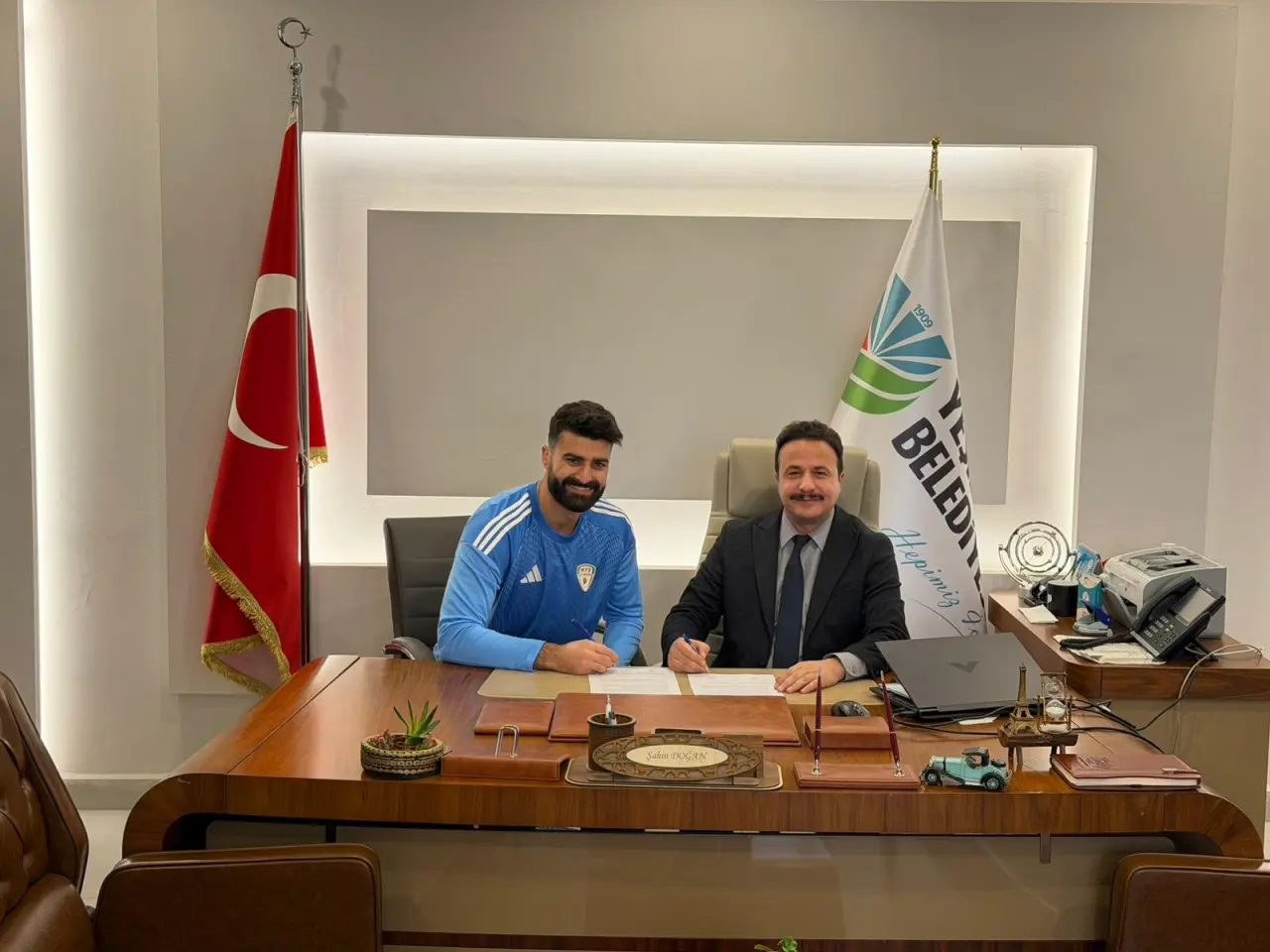 Malatya Yeşilyurt Spor yeni transferler imza töreni