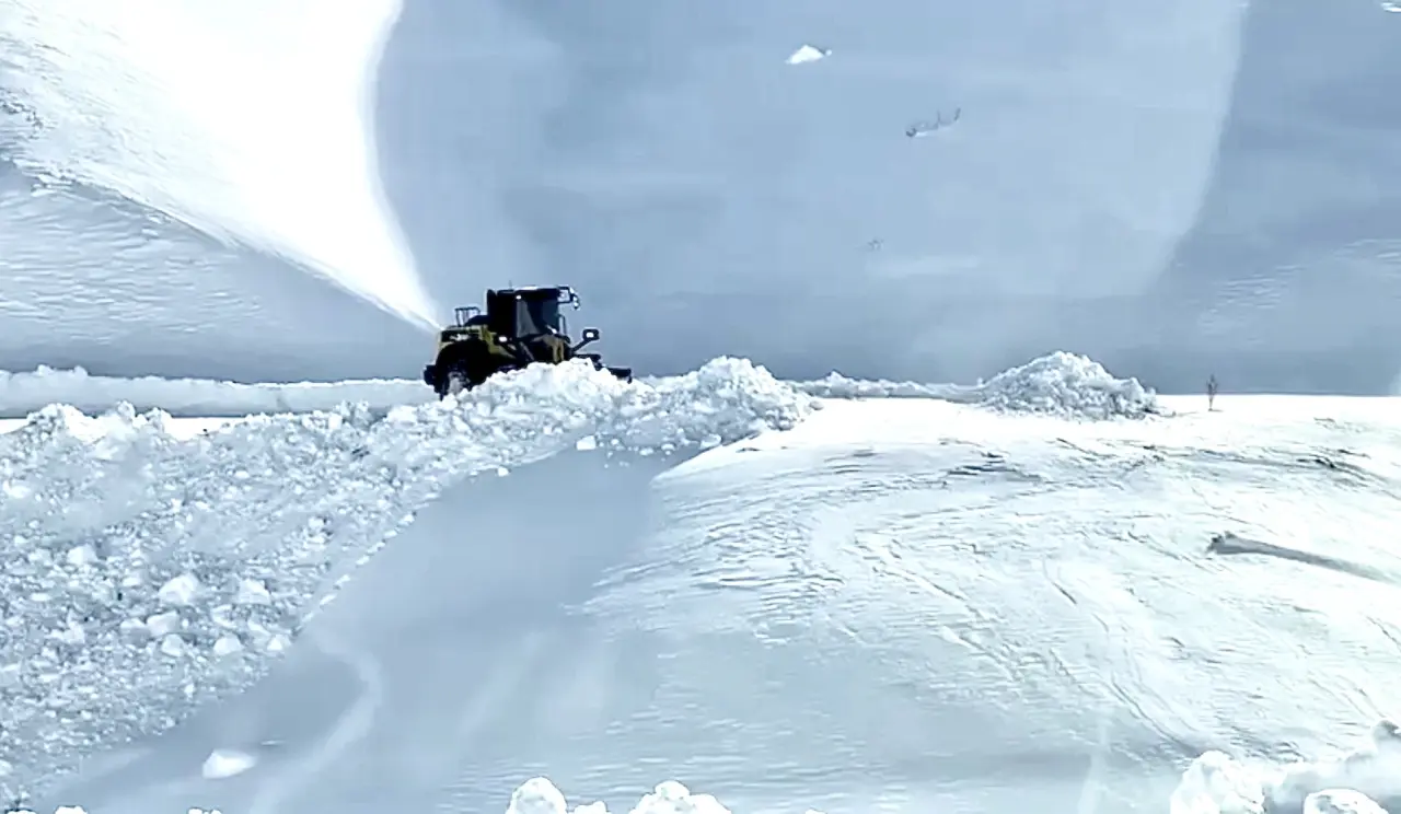 Malatya karlı dağlar ve çığ tehlikesi