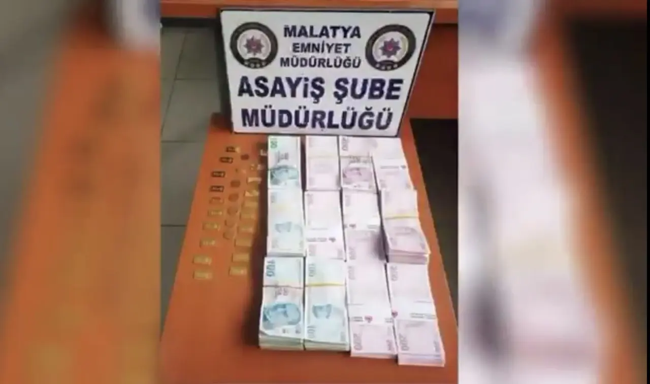 Malatya sahte altın operasyonu ele geçirilenler