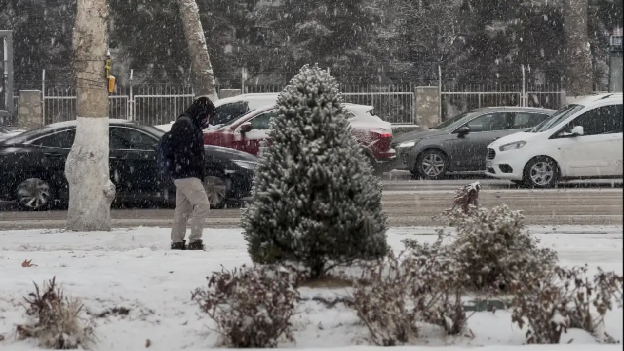 Malatya kar yağışı şehir merkezi