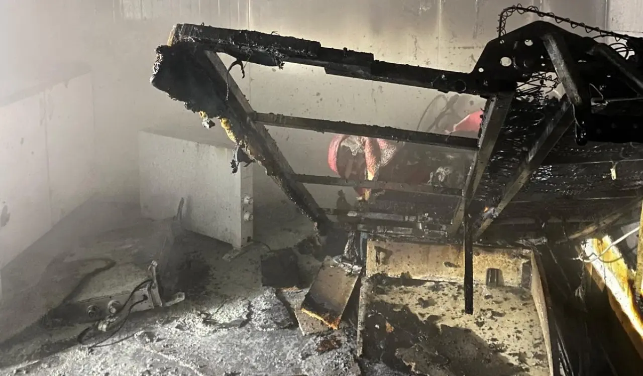 Mahmut Çalık Konteyner Kent yangın sonrası