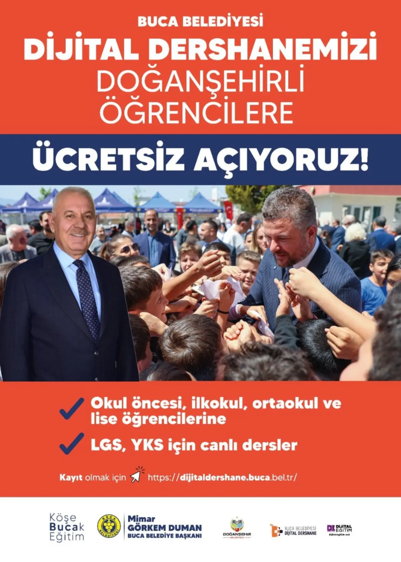 Doğanşehir Dijital Dershane protokolü Mehmet Bayram