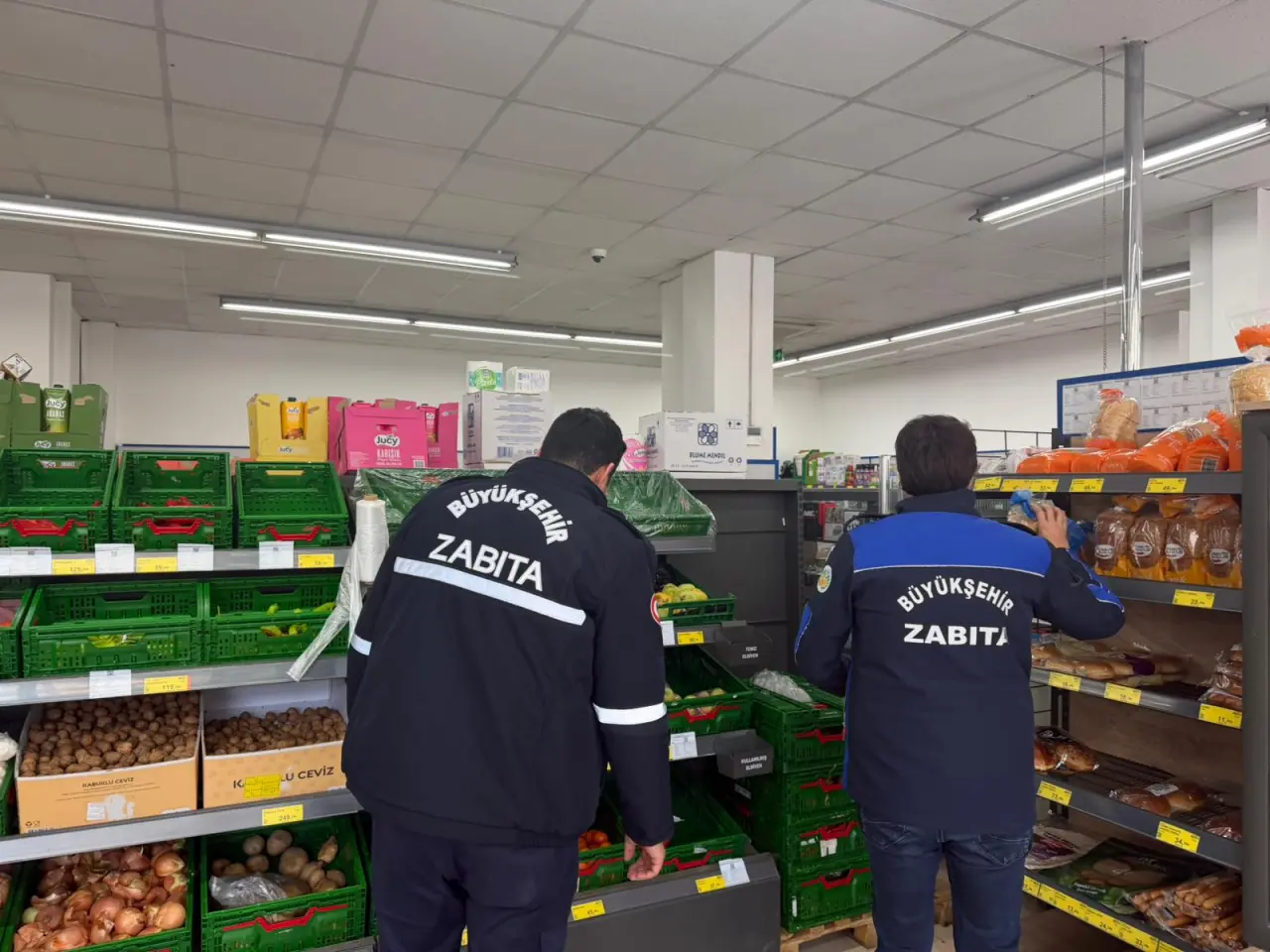 Malatya Ramazan denetimleri zabıta market kontrolü