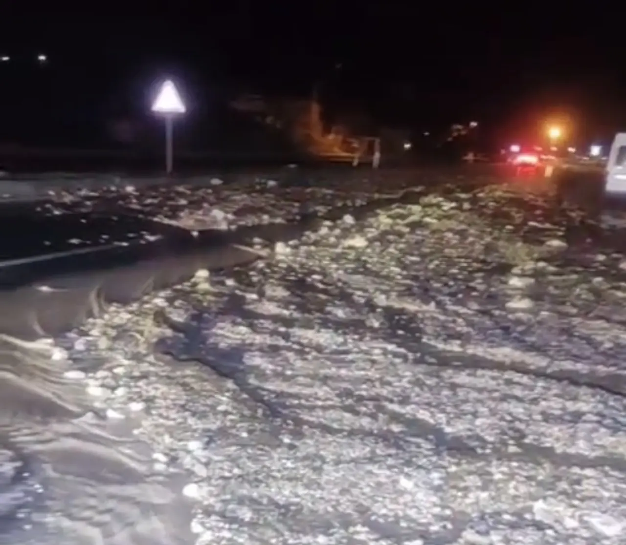 Darende sel Balaban yolu trafik