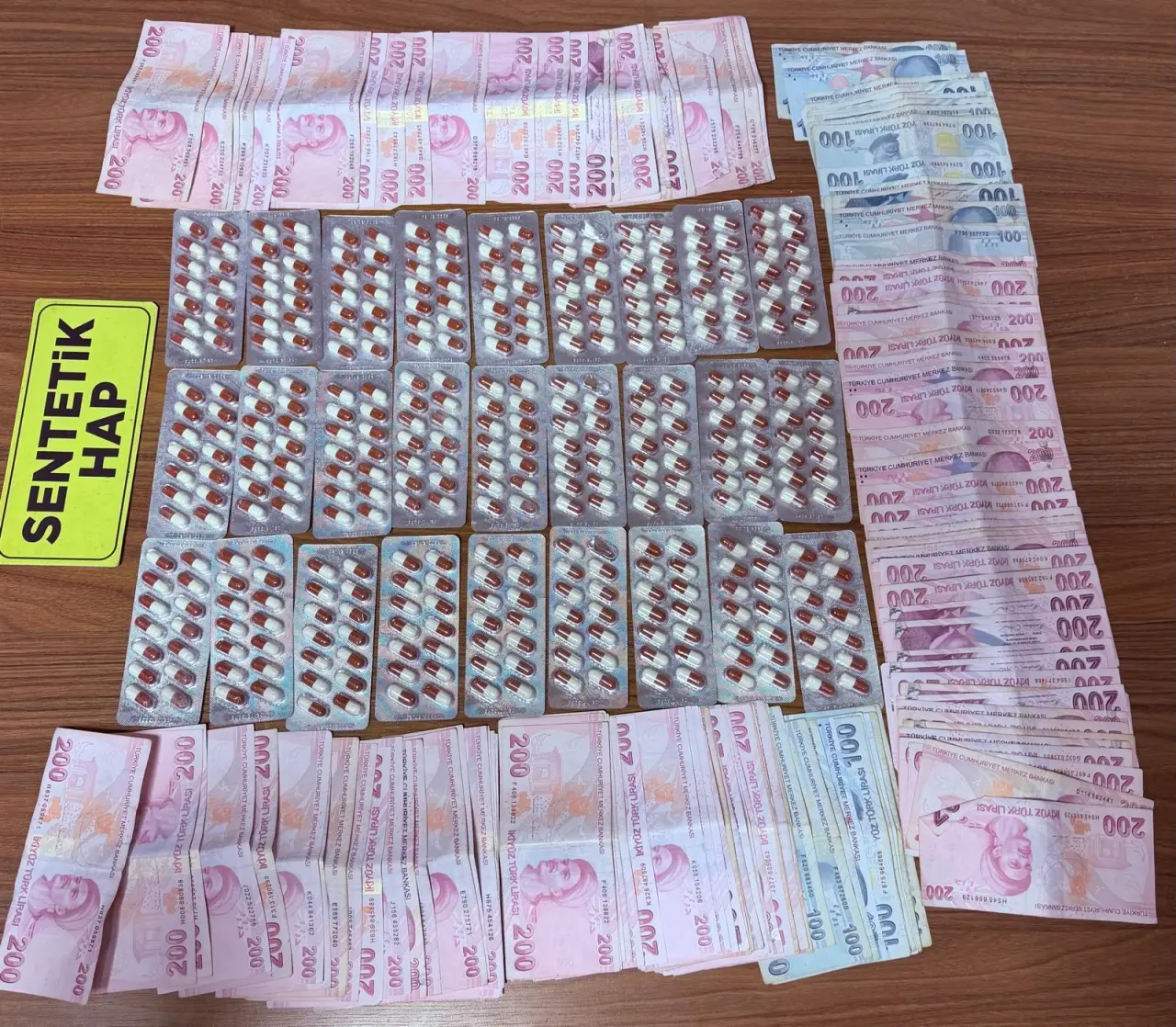 Malatya uyuşturucu operasyonu ele geçirilen malzemeler