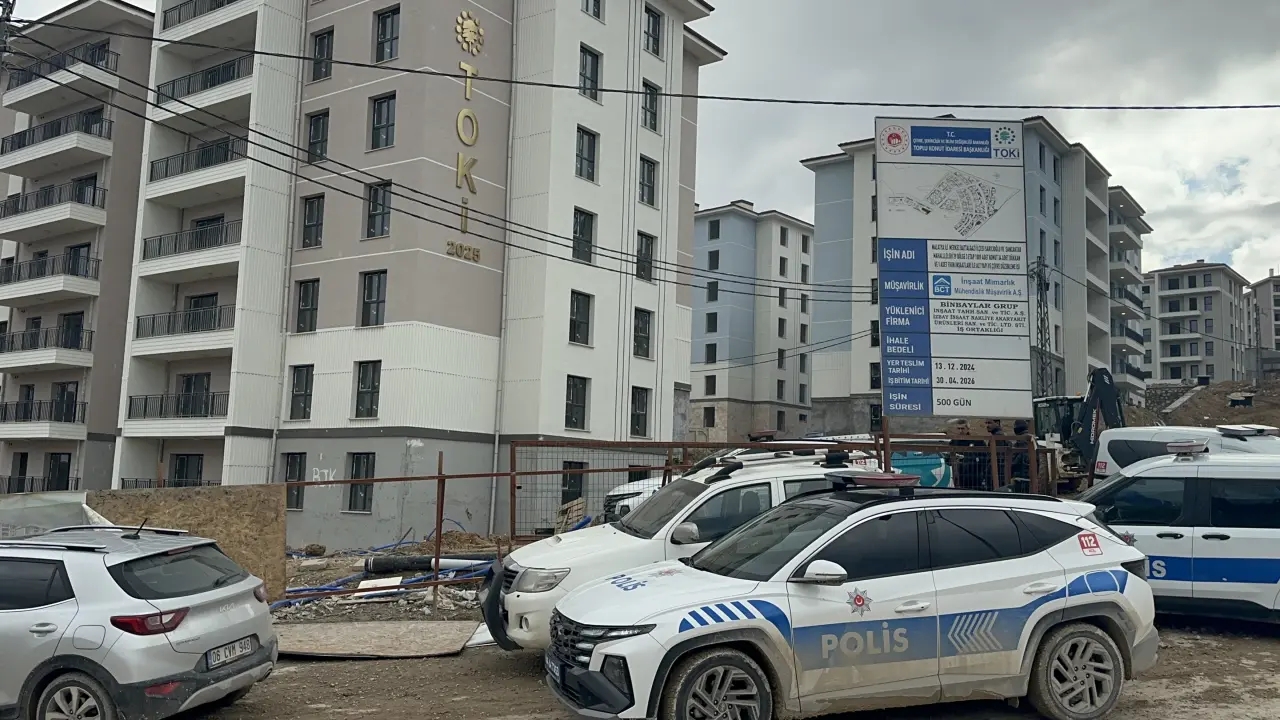 Malatya Taştepe TOKİ şantiyesi işçi eylemi