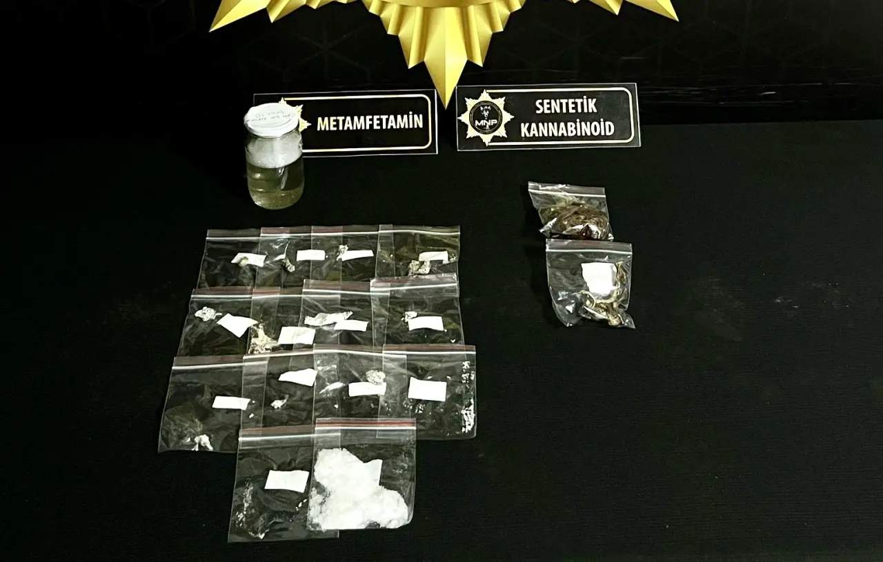 Malatya Fatih Mahallesi uyuşturucu operasyonu ele geçirilenler