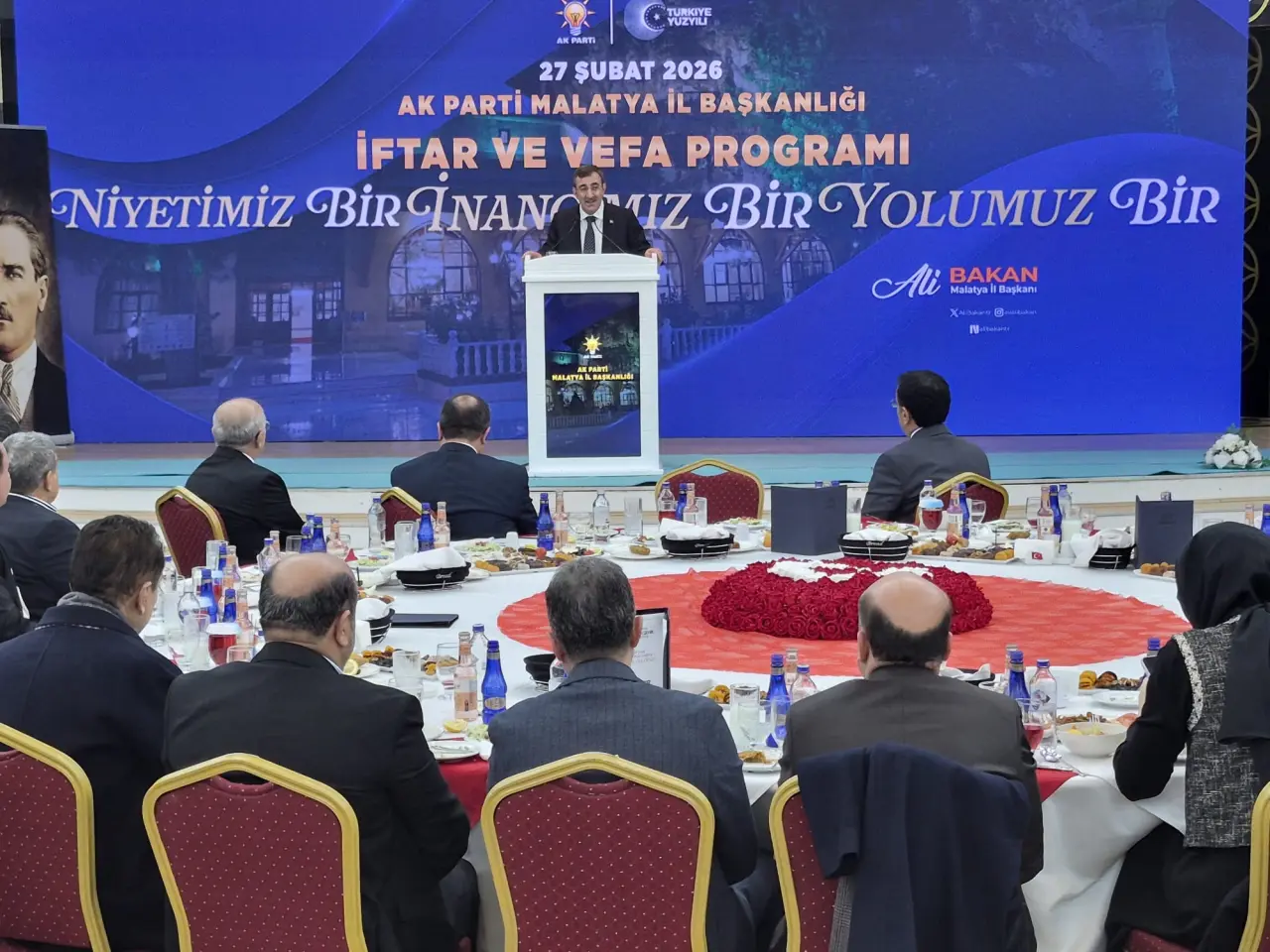 Cumhurbaşkanı Yardımcısı Cevdet Yılmaz AK Parti Malatya iftar ve vefa programı konuşması