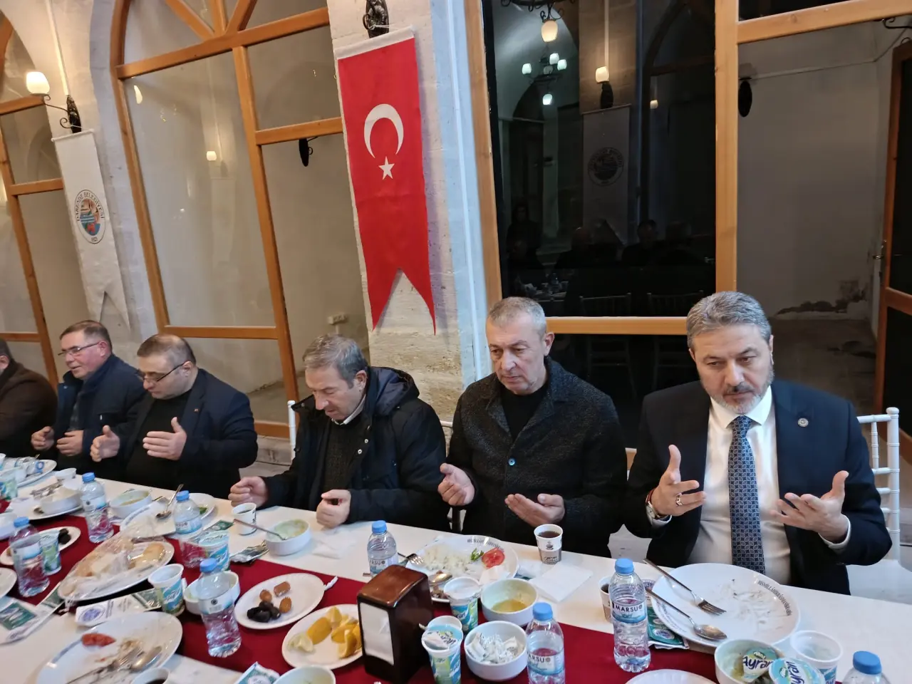 Darende Belediye Başkanı Alican Bozkurt Tarihi Yusuf Paşa Bedesteni iftar programı