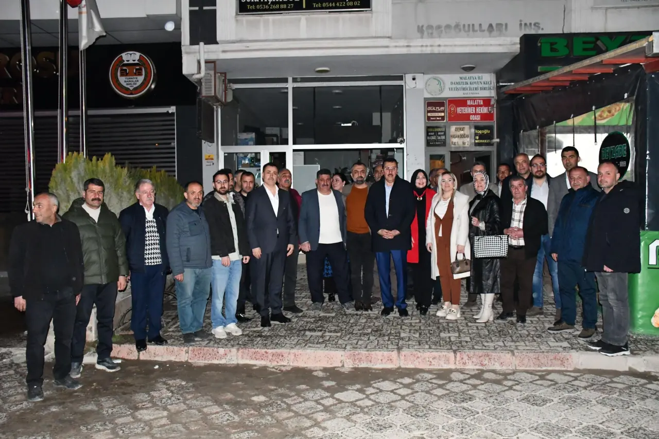 Malatya Koyun Keçi Yetiştiricileri Birliği iftar programı ve istişare toplantısından bir kare.