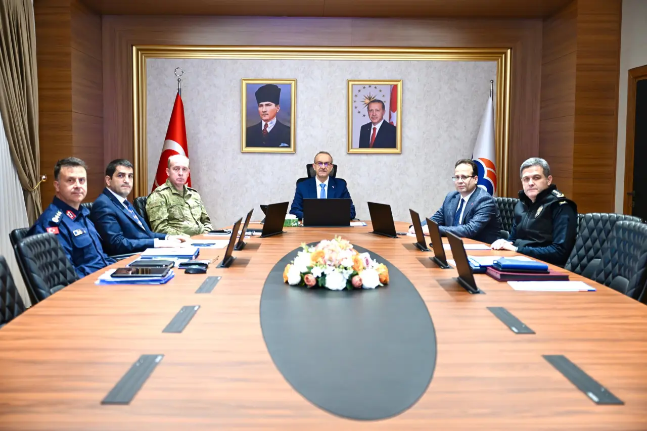 Vali Seddar Yavuz başkanlığındaki Malatya İl Güvenlik Asayiş ve Koordinasyon Toplantısı
