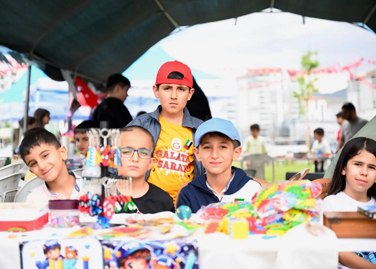Malatya 100. Yıl Kent Parkı minik girişimciler etkinliği