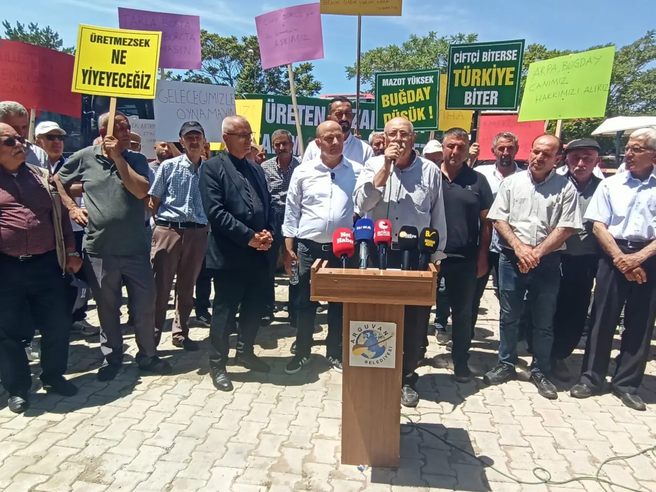 Arguvan Belediye Başkanı Ersoy Eren ve Ziraat Odası Başkanı'nın açıklaması